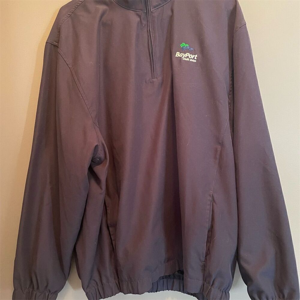 Pebble Beach Men's Navy Blue Pullover Size L Long Sleeve Casual Golf